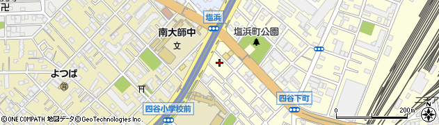 神奈川県川崎市川崎区四谷下町2周辺の地図