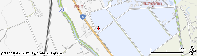 滋賀県長浜市西浅井町野坂597周辺の地図
