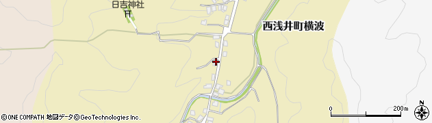 滋賀県長浜市西浅井町横波181周辺の地図