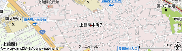 神奈川県相模原市南区上鶴間本町7丁目周辺の地図