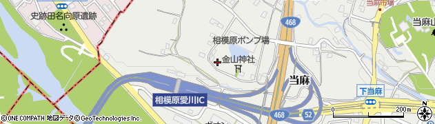 神奈川県相模原市南区当麻166周辺の地図