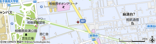神奈川県相模原市南区麻溝台2375周辺の地図