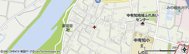 岐阜県美濃市生櫛1245周辺の地図