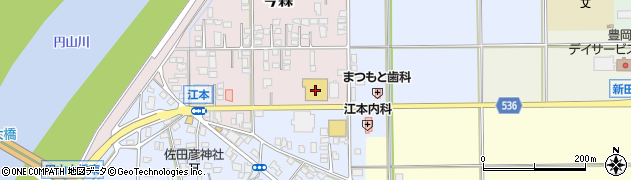 フレッシュバザール豊岡江本店周辺の地図