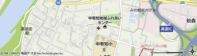 岐阜県美濃市生櫛1192周辺の地図