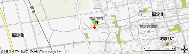 鳥取県境港市福定町468周辺の地図