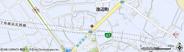 神奈川県横浜市都筑区池辺町1638周辺の地図