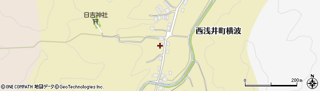 滋賀県長浜市西浅井町横波816周辺の地図