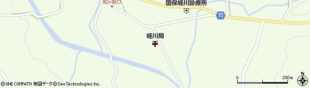 蛭川郵便局 ＡＴＭ周辺の地図