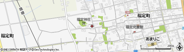 鳥取県境港市福定町370周辺の地図