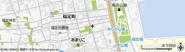 鳥取県境港市福定町15周辺の地図
