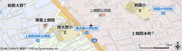 神奈川県相模原市南区上鶴間本町7丁目3周辺の地図