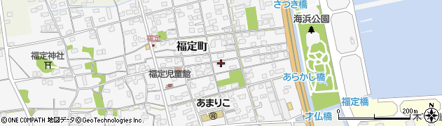 鳥取県境港市福定町61周辺の地図