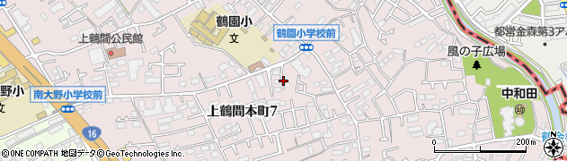 神奈川県相模原市南区上鶴間本町7丁目12周辺の地図