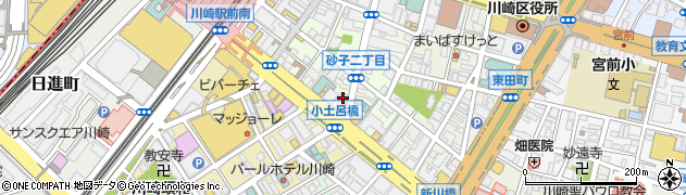 まぁじゃんMAP 川崎本店周辺の地図