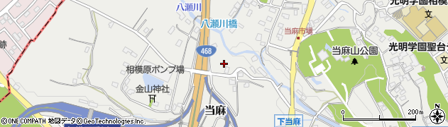 神奈川県相模原市南区当麻102周辺の地図