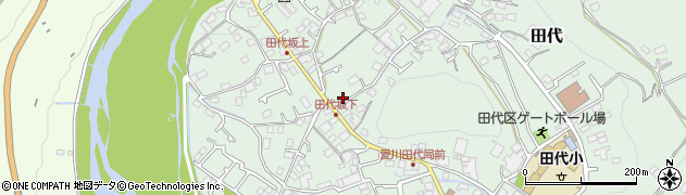 神奈川県愛甲郡愛川町田代614周辺の地図