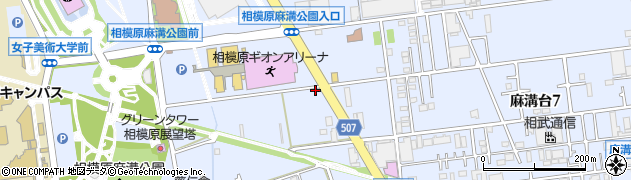 神奈川県相模原市南区麻溝台2371周辺の地図