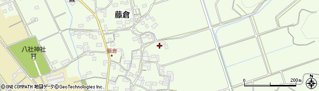 岐阜県山県市藤倉周辺の地図