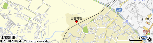 田園神社周辺の地図
