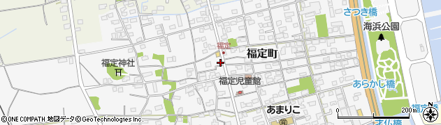 鳥取県境港市福定町178周辺の地図