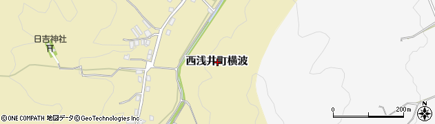 滋賀県長浜市西浅井町横波周辺の地図