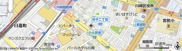 ダイワロイネットホテル川崎周辺の地図