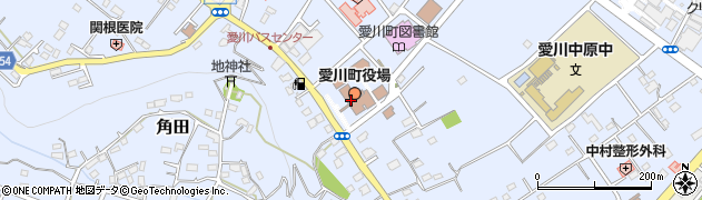 神奈川県愛甲郡愛川町周辺の地図