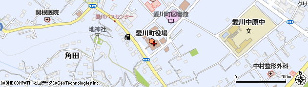 愛川町役場総務部　管財契約課周辺の地図