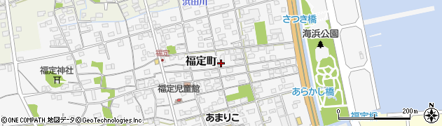 鳥取県境港市福定町68周辺の地図