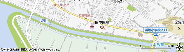 鳥取市浜坂体育館周辺の地図