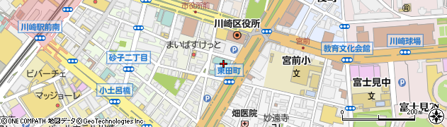 ドーミーイン川崎周辺の地図