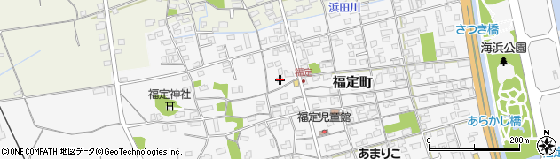 鳥取県境港市福定町375周辺の地図