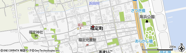 鳥取県境港市福定町1702周辺の地図