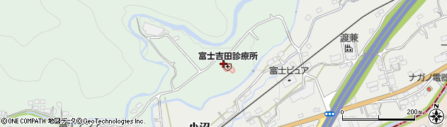 富士吉田診療所周辺の地図