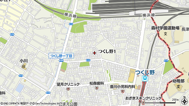 〒194-0001 東京都町田市つくし野の地図
