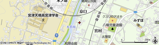 京都府宮津市京口周辺の地図