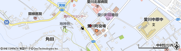 愛川北部病院前周辺の地図