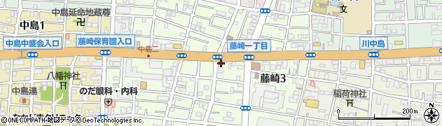 川崎信用金庫大師支店藤崎出張所周辺の地図