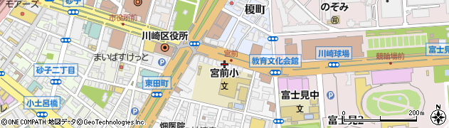 株式会社青木組　川崎営業所周辺の地図