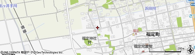 鳥取県境港市福定町415周辺の地図
