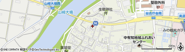 岐阜県美濃市生櫛1441周辺の地図