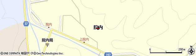 鳥取県岩美町（岩美郡）院内周辺の地図