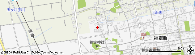 鳥取県境港市福定町447周辺の地図
