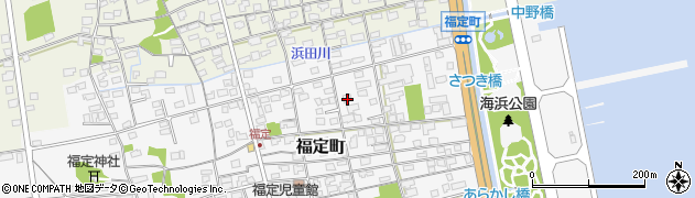 鳥取県境港市福定町110周辺の地図