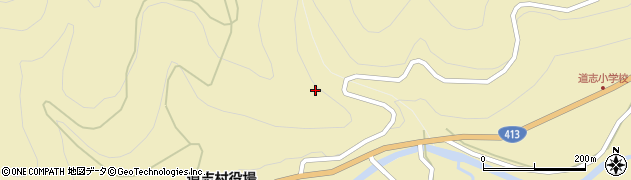 山梨県道志村（南都留郡）竹之本周辺の地図