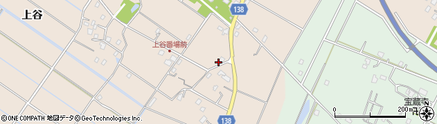 千葉県東金市上谷599周辺の地図