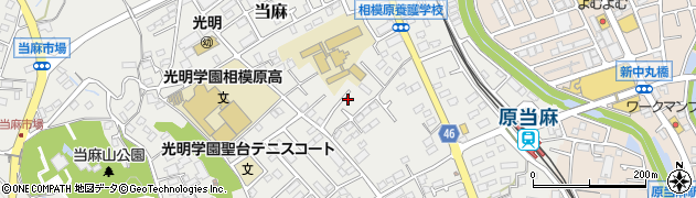 神奈川県相模原市南区当麻822-11周辺の地図