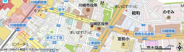 にんにく料理&BAR シーハーズ 川崎パレール本店周辺の地図