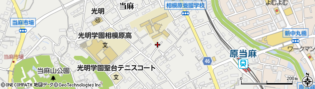 神奈川県相模原市南区当麻822-5周辺の地図